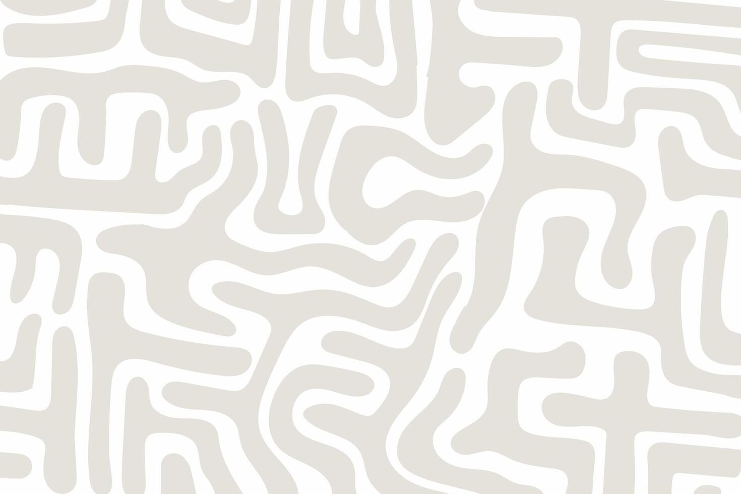 Vintage Memphis Doodle Pattern in Gray and White vector