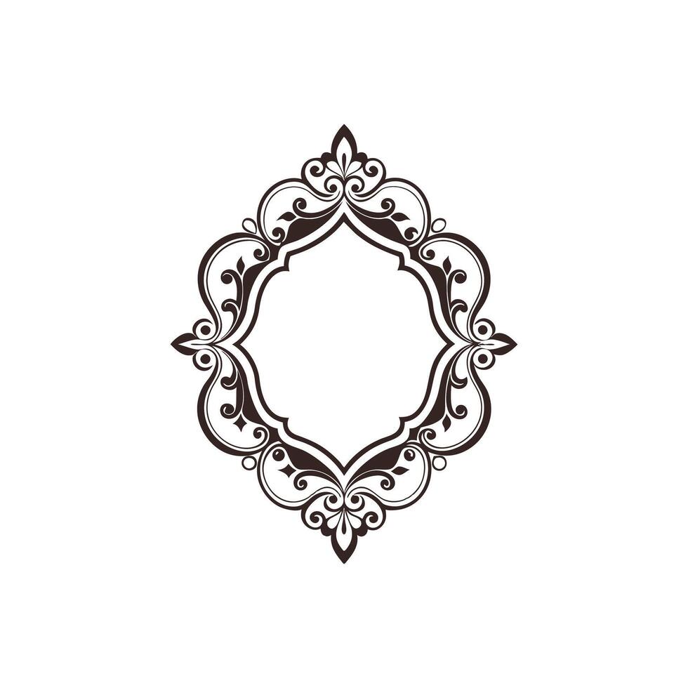 Vintage Decorative Border Frame Illustration vector