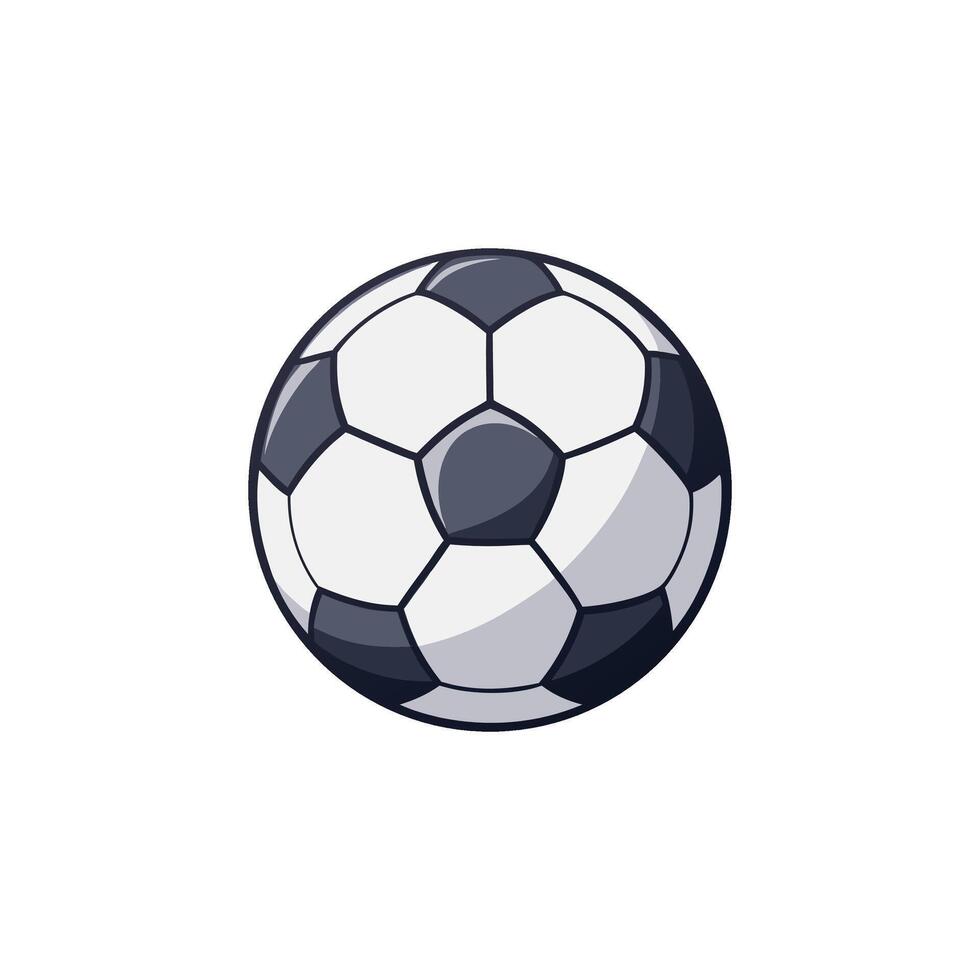 Modern Soccer Athlete in Motion Illustration on White Background vector