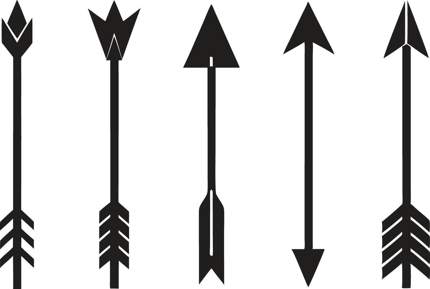 Arrow Silhouette Images for Creative Projects vector
