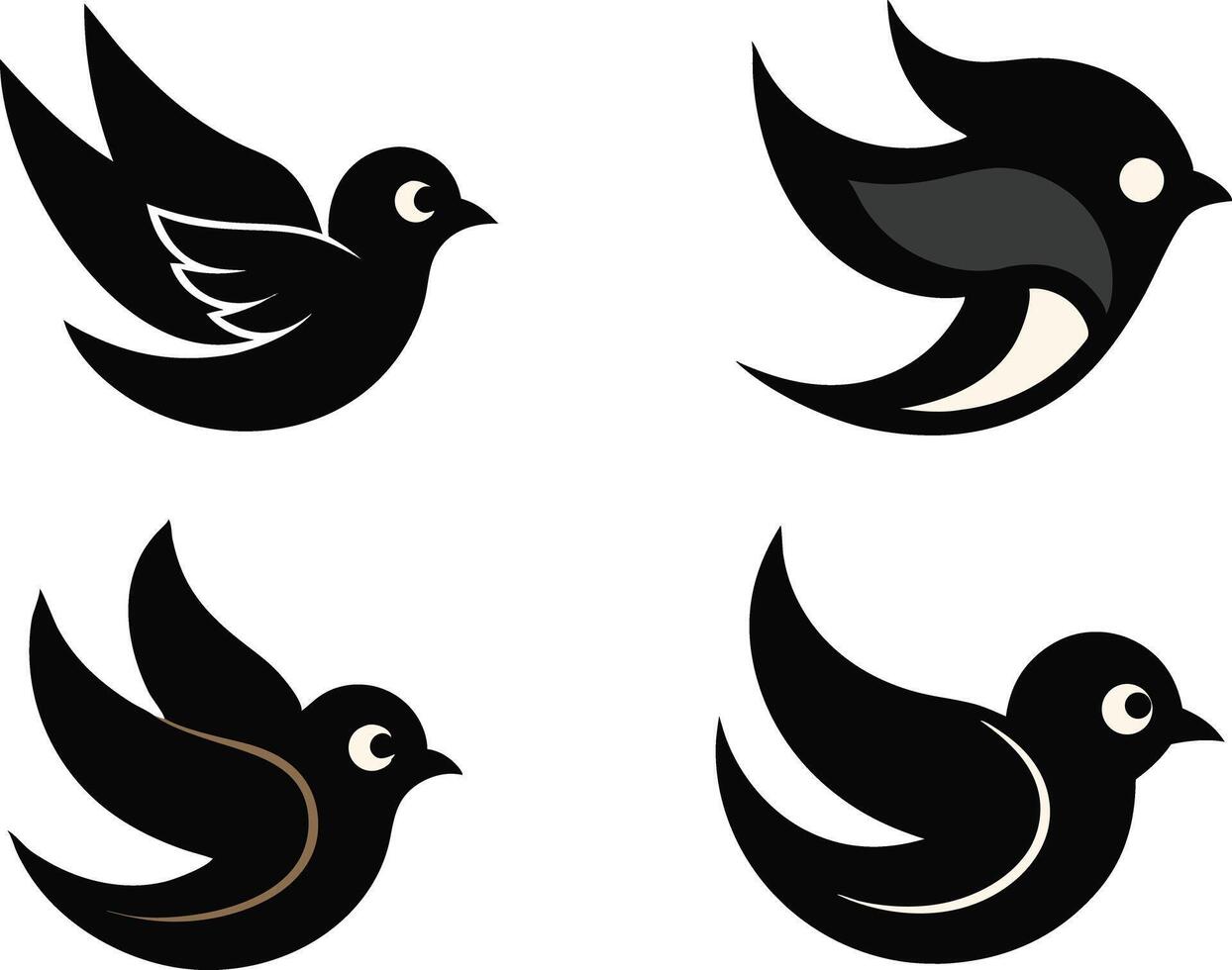 Birds Silhouette Collection vector