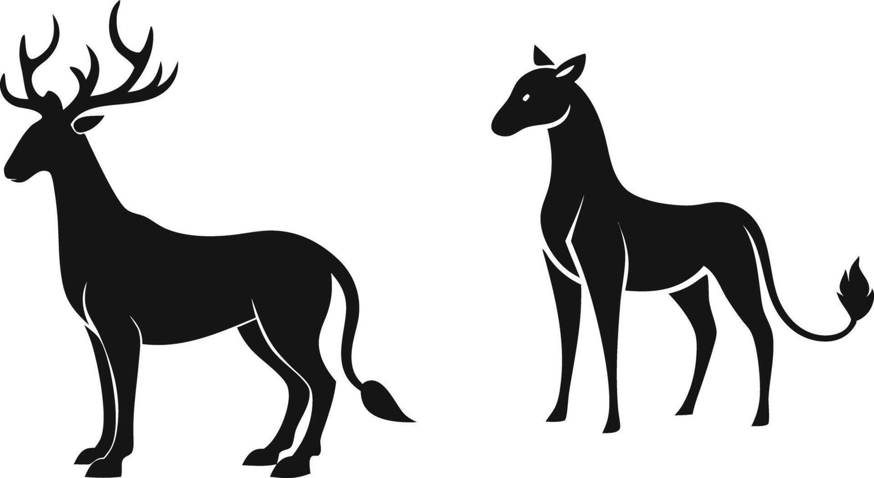 Black Animal Silhouettes for Professional Use vector