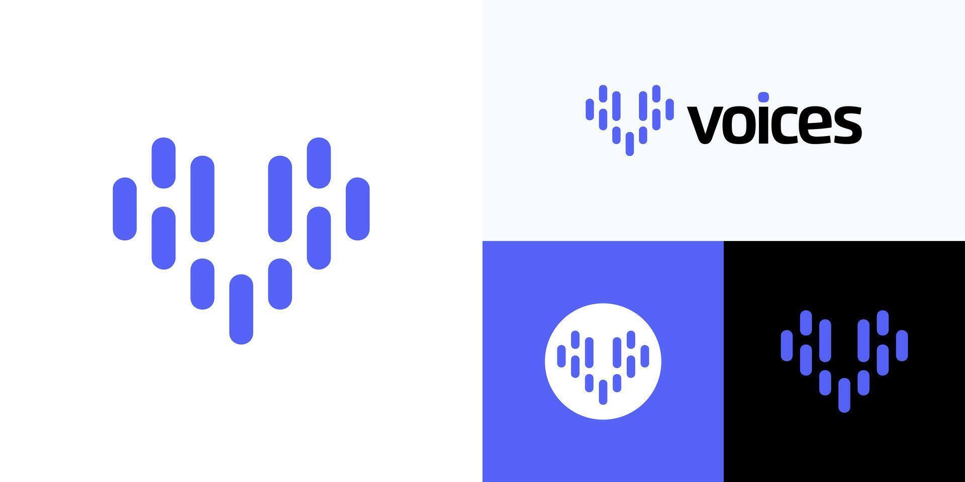 Spectrum mixing mastering for soundwave, voice pulse, vibration sound for electronic music player and podcast, Symbol equalizer for streamer live and engineer audio, identity logo icon design vector