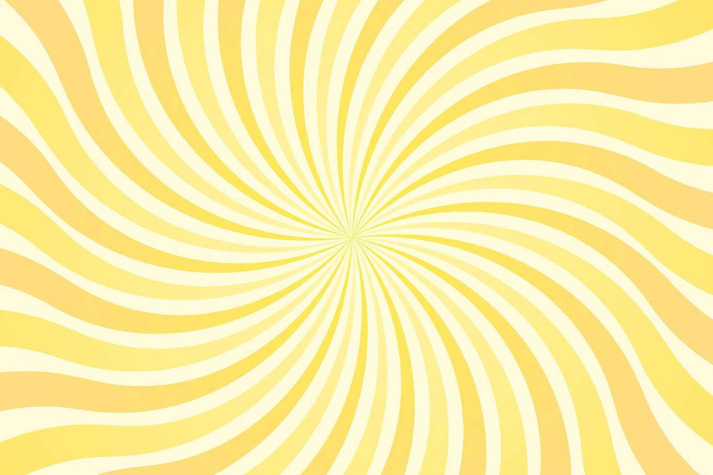 Yellow Candy Cream Swirl Twisted Spiral Background vector