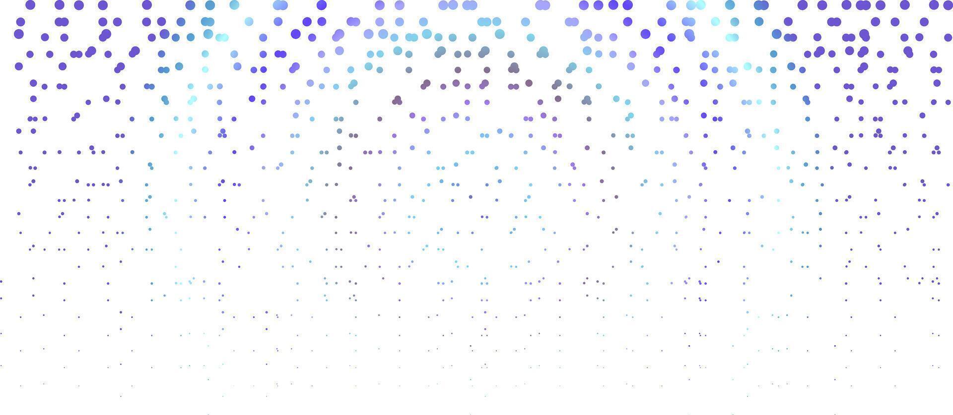 Modern Purple Fading Halftone Dots Wide Pattern Texture Background vector
