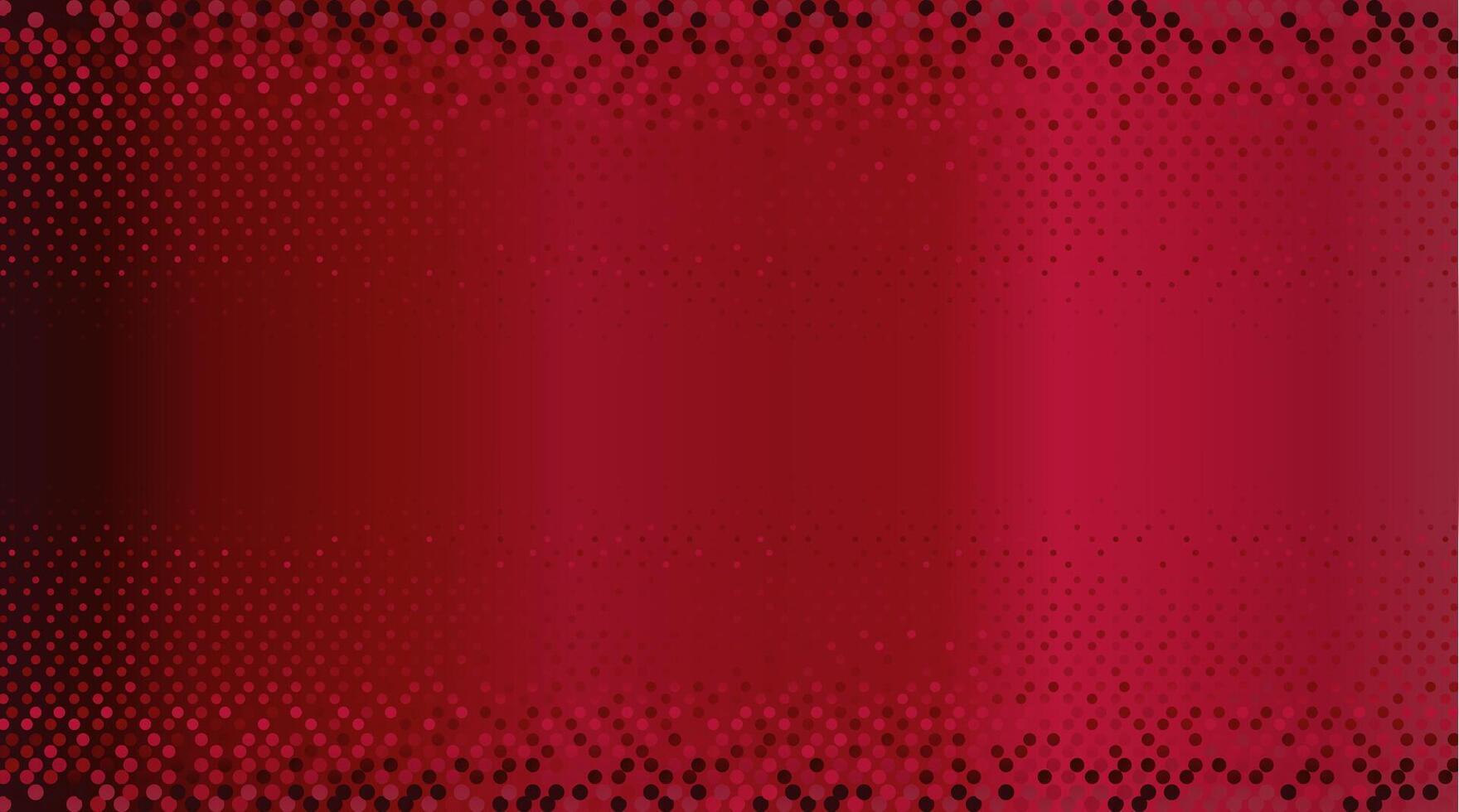 Festive Red Fading Halftone Dots Wide Pattern Texture Background vector