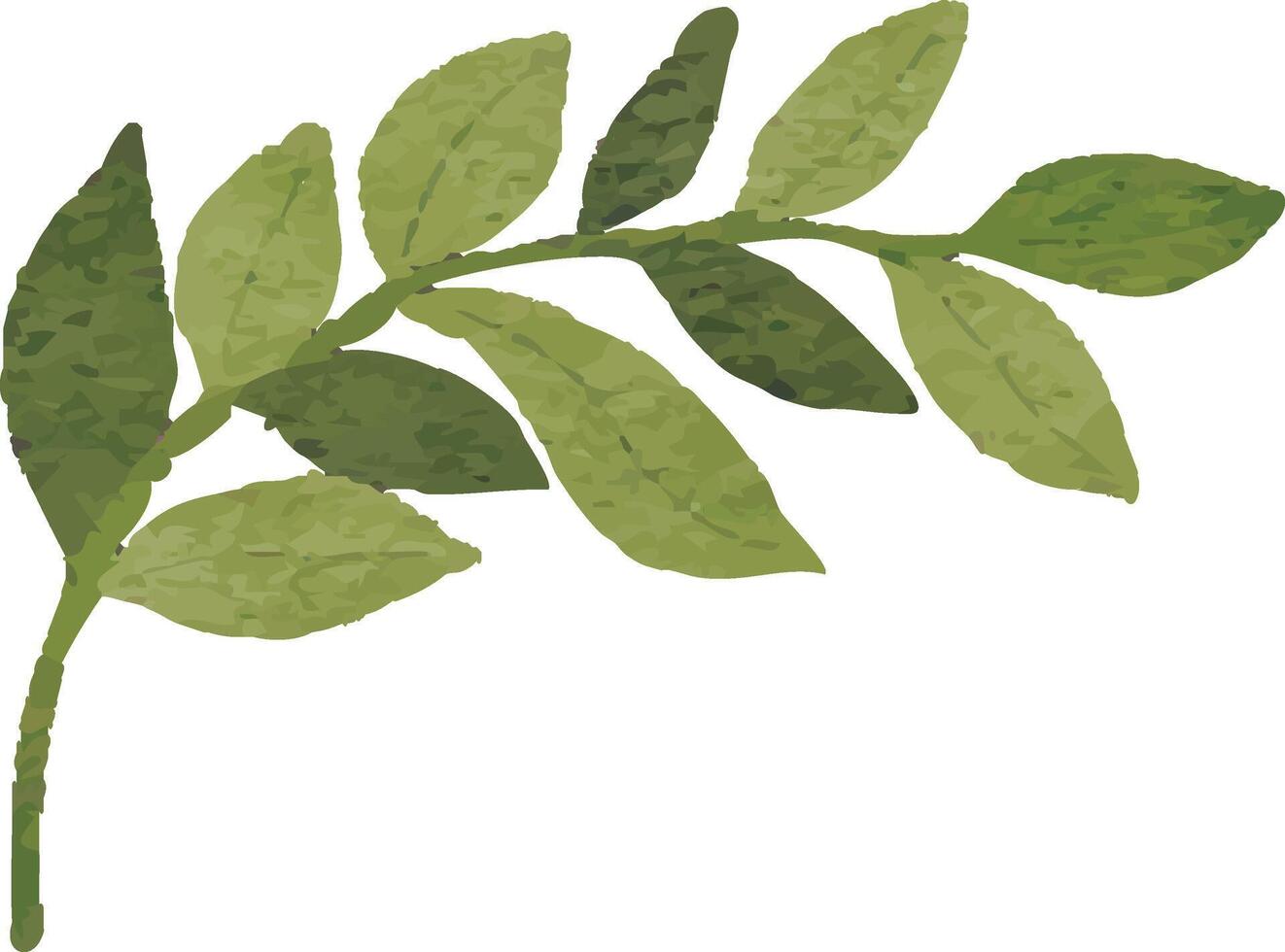 Green Toned Leafy Design vector