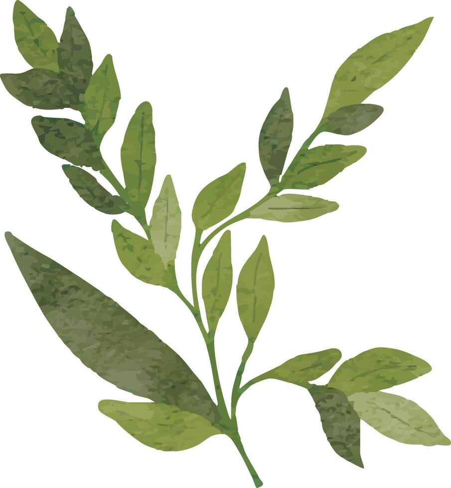 Decorative Leafy Garland vector