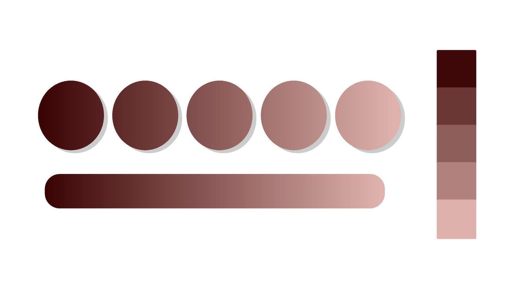 Abstract gradient background with Black and Dusty Rose color palette. Abstract illustration with gradient blur design. Blurred colored abstract background. Colorful gradient illustration vector