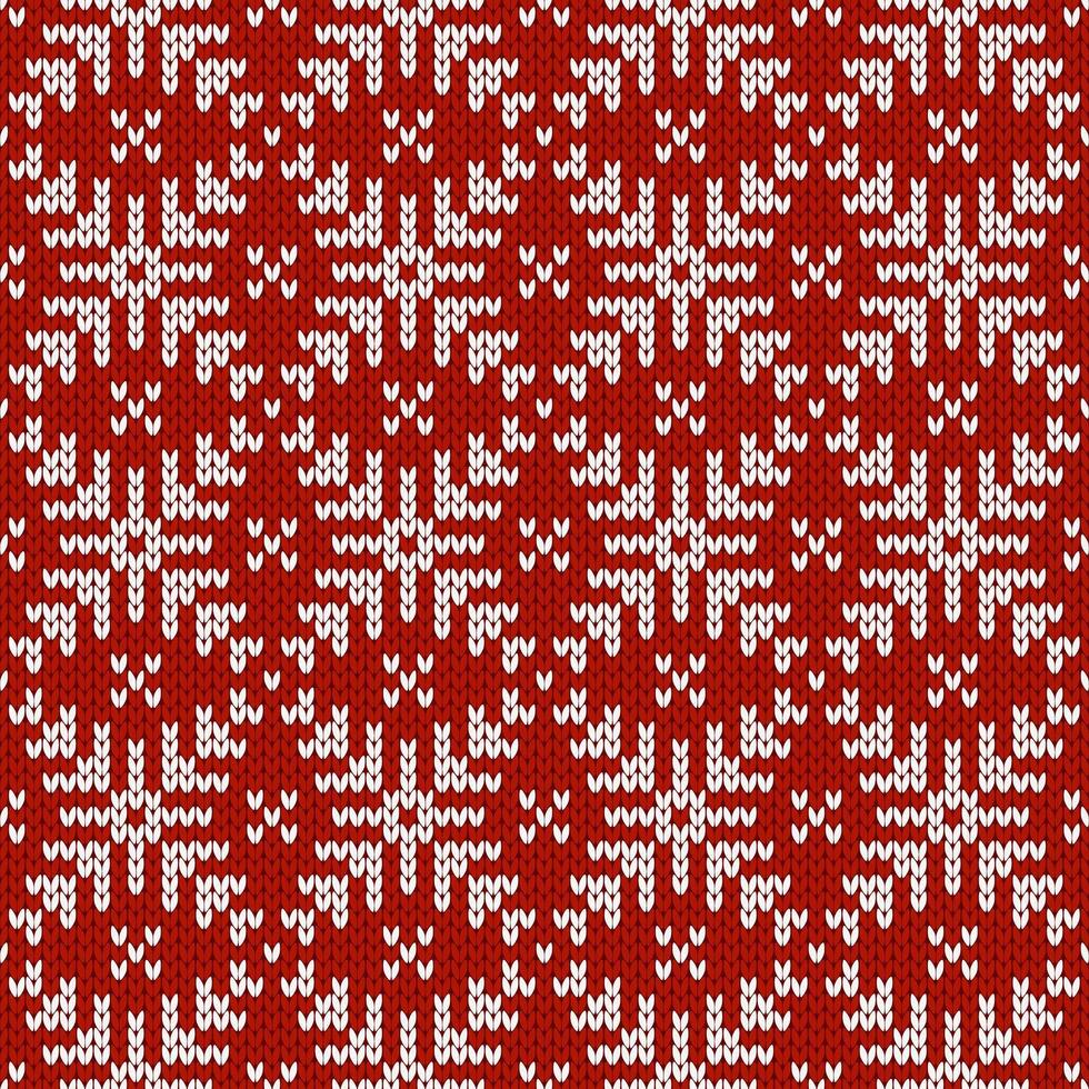 Winter holiday ornament with snowflakes. Seamless pattern, illustration. vector