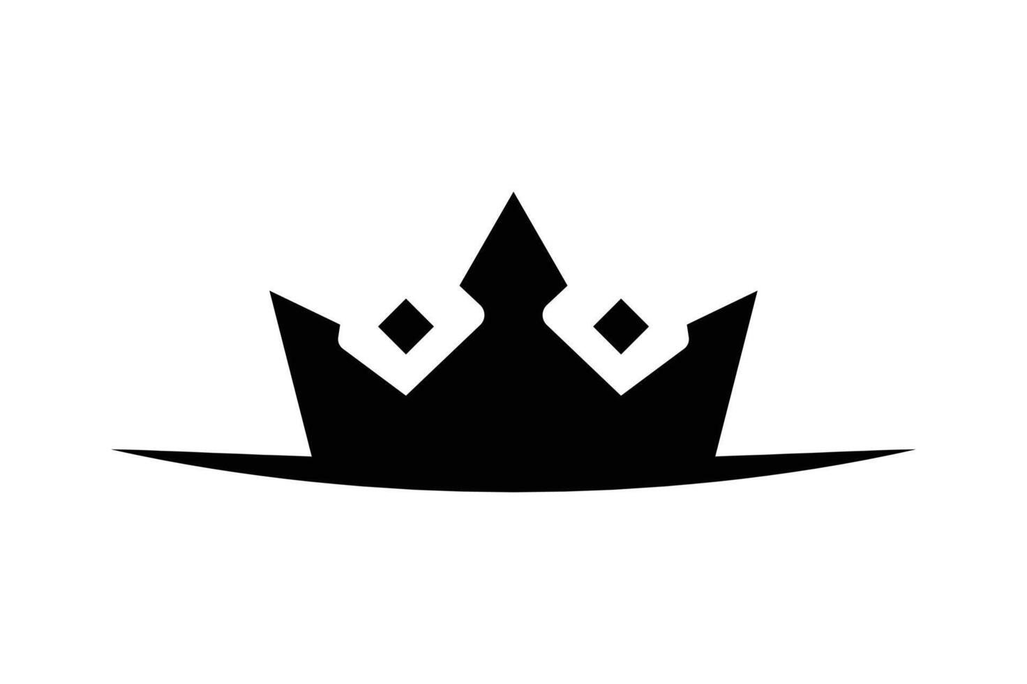 crown icon, king icon vector