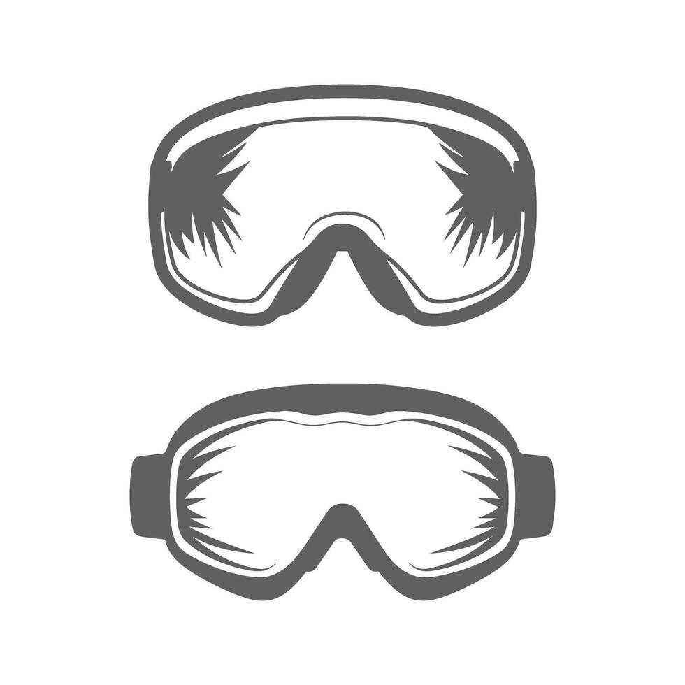 Collection of Ski Goggles Illustration vector