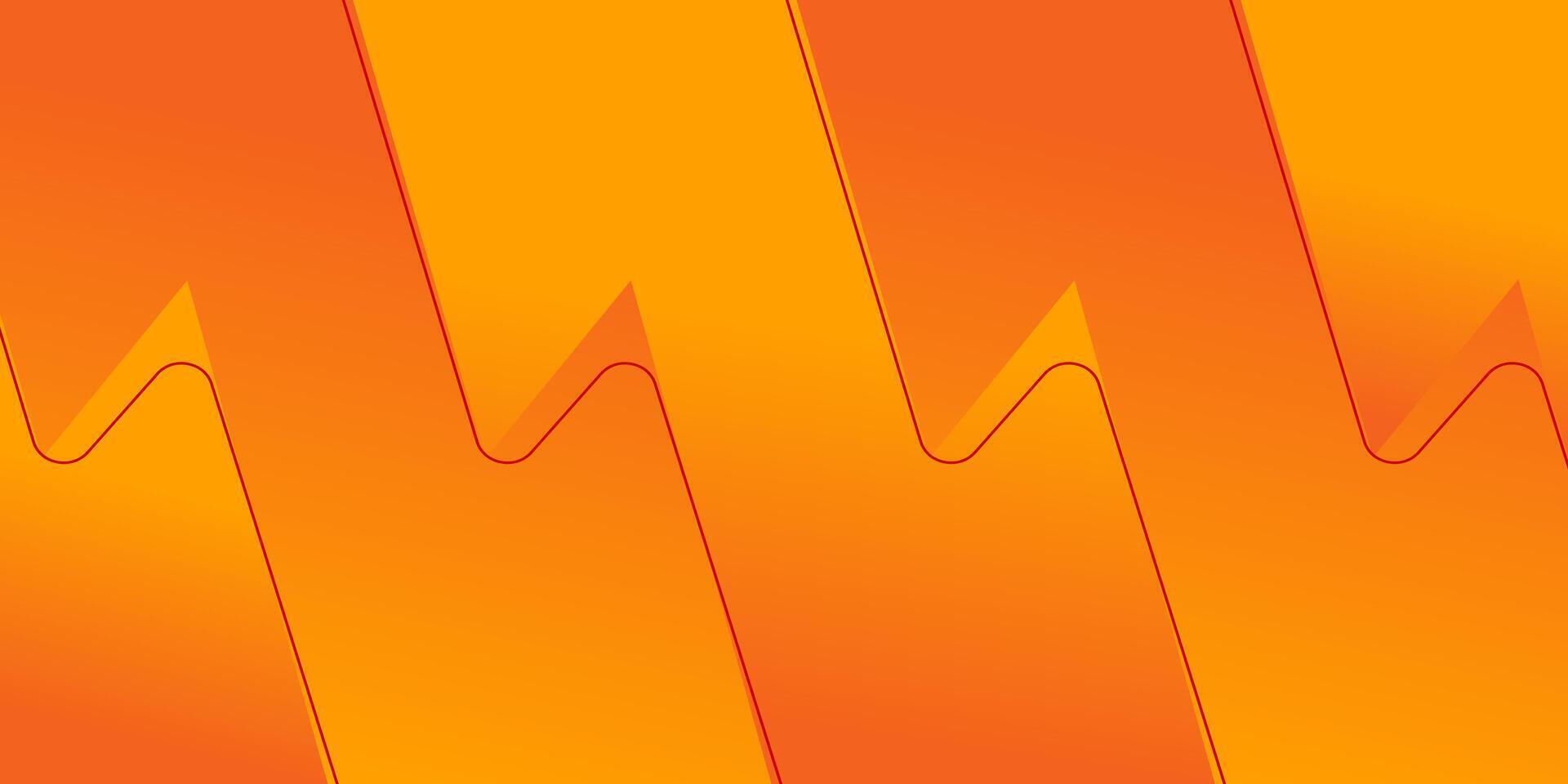 orange gradient background zigzag line pattern. suitable for your design project vector