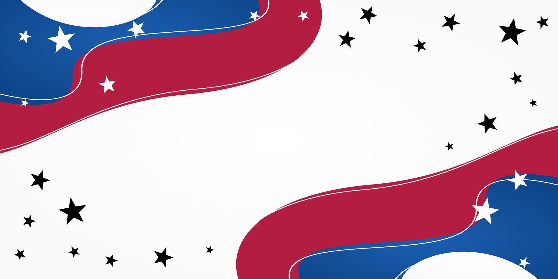 Abstract American Background. Free Copy Space Area Design. Perfect for your design Project vector