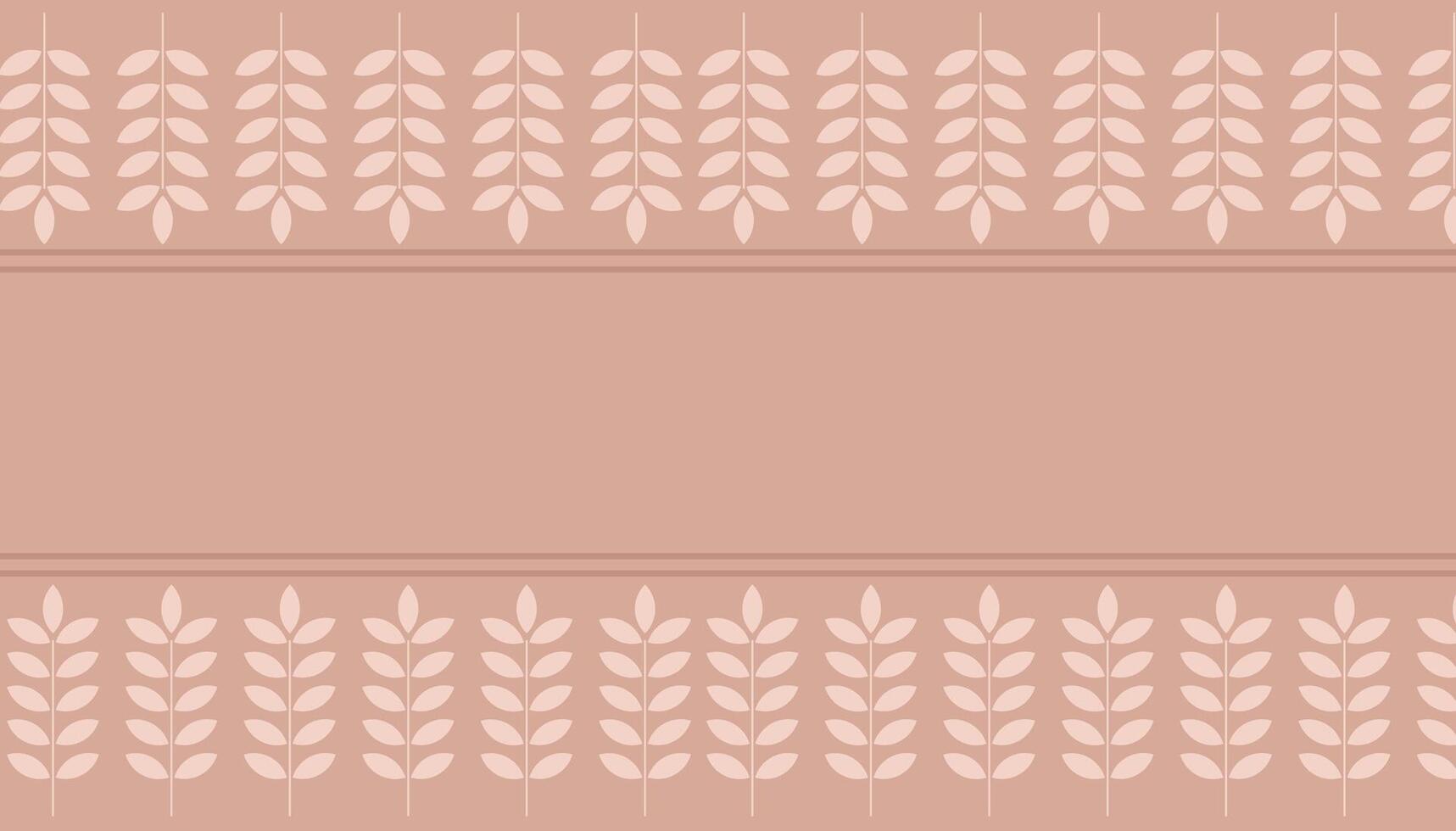 Elegant botanical pattern background design for invitation cards and banner vector