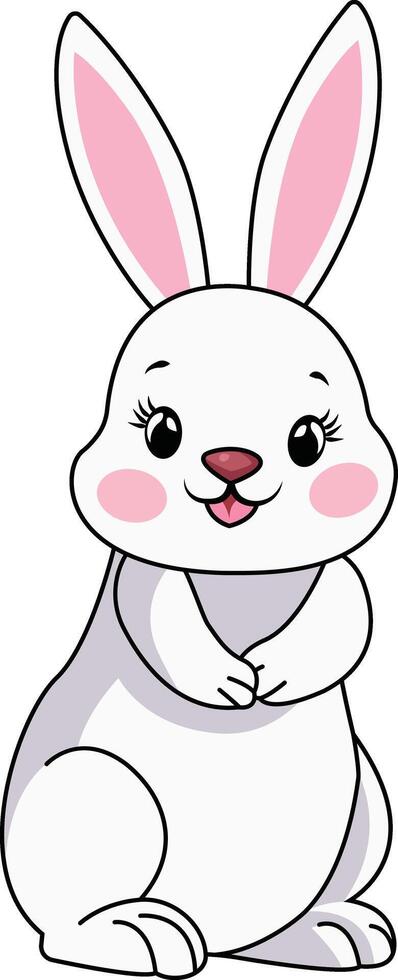 Cartoon Rabbit Cute Bunny Mascot vector