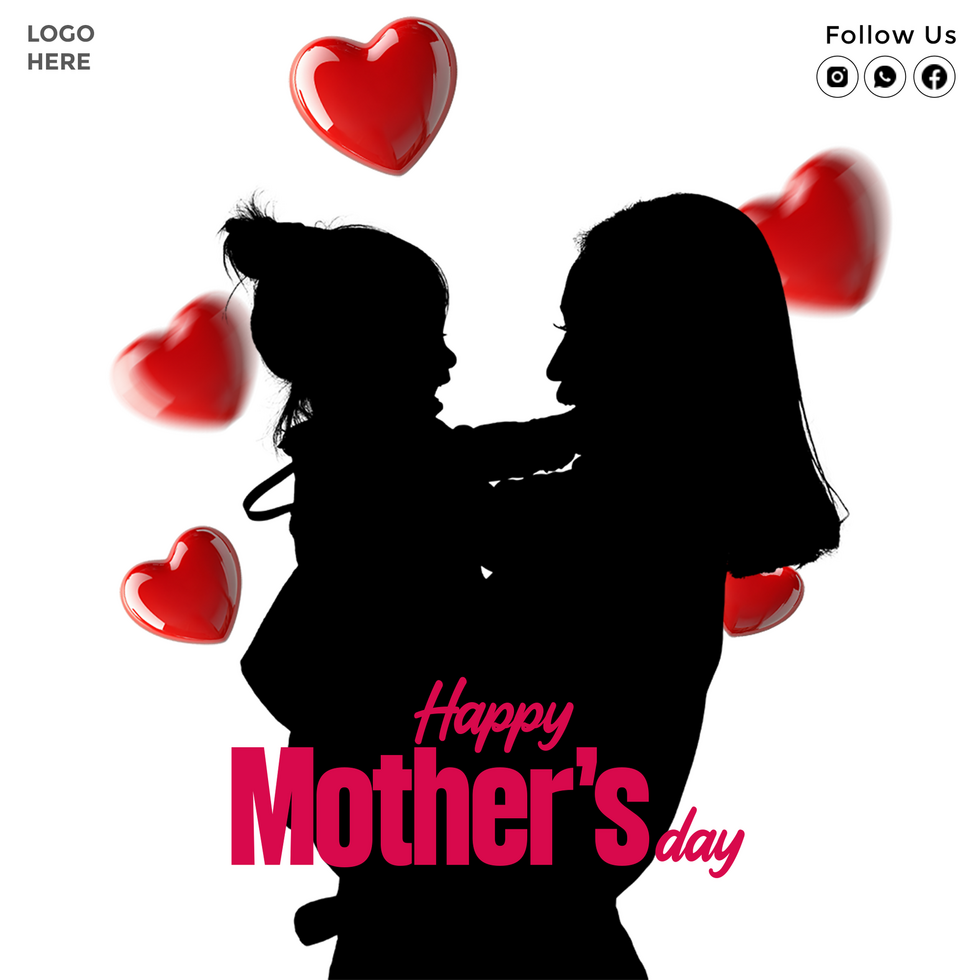 Happy Mother's Day Celebration Flyer psd