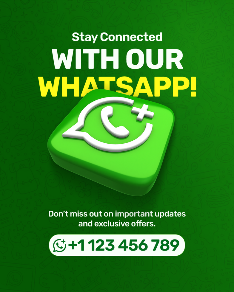 Stay Connected in Our Whatsapp Number psd