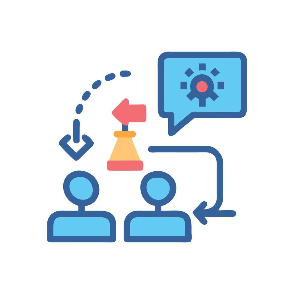 Strategic Planning and Idea Generation for Business Growth vector