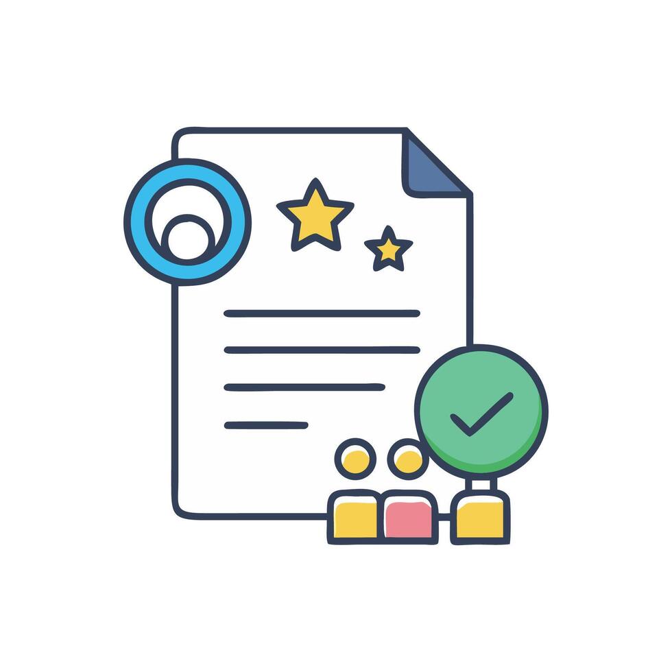 Effective recruitment design showcasing talents and skills vector