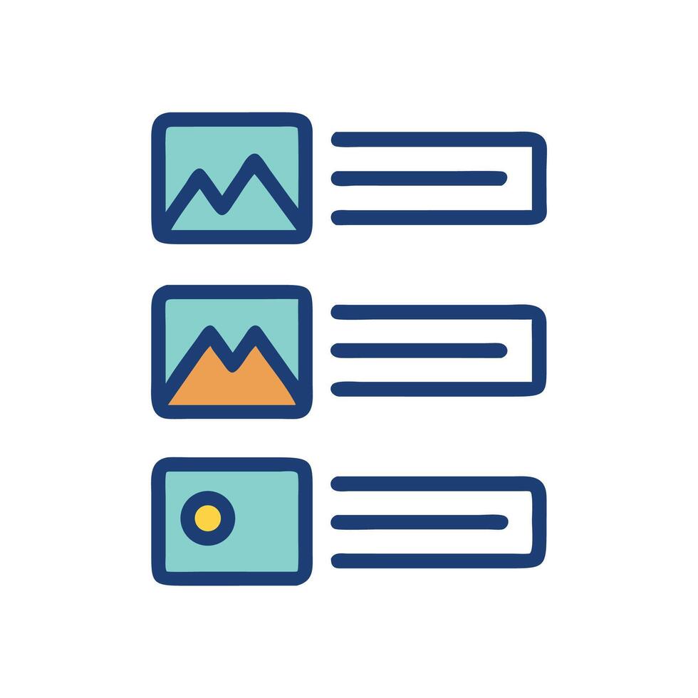 Data visualization options icon for web design elements vector