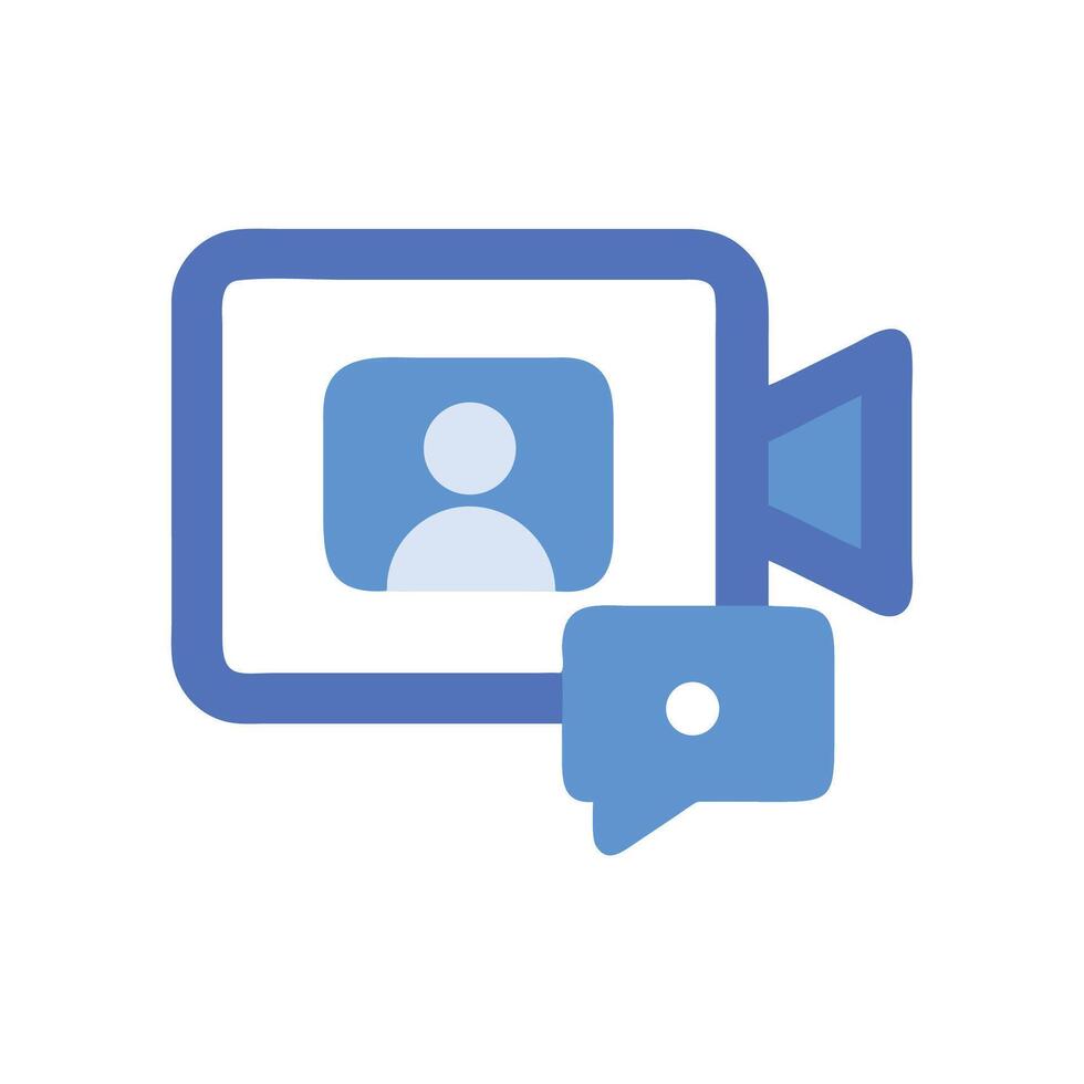 call icon illustration for online communication platform vector