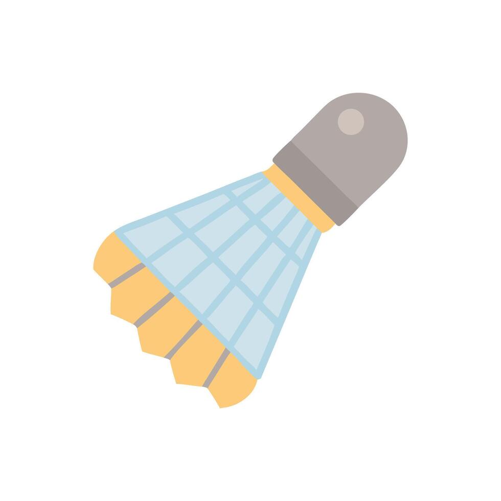 badminton shuttlecock graphic illustration against White Background vector