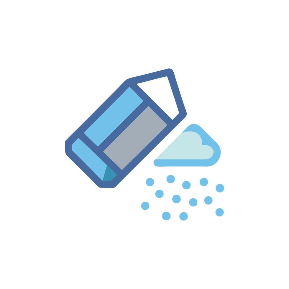 Pouring sugar container illustration on a White Background vector