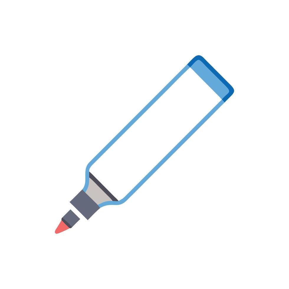 Isolated marker pen on White Background for creative projects vector