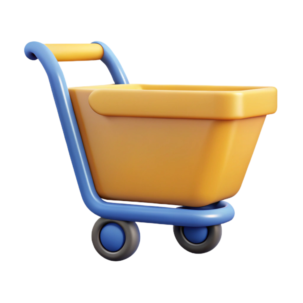 dramatic harmonious nordic A minimal shopping cart icon. Single-weight stroke, flat color with Scalable Design. professional png