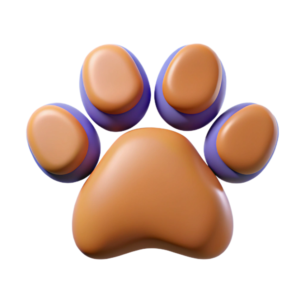 inspired art deco Stylized animal paw print, crisp edges, scalable, flat color, minimal with Scalable Design. handcrafted png