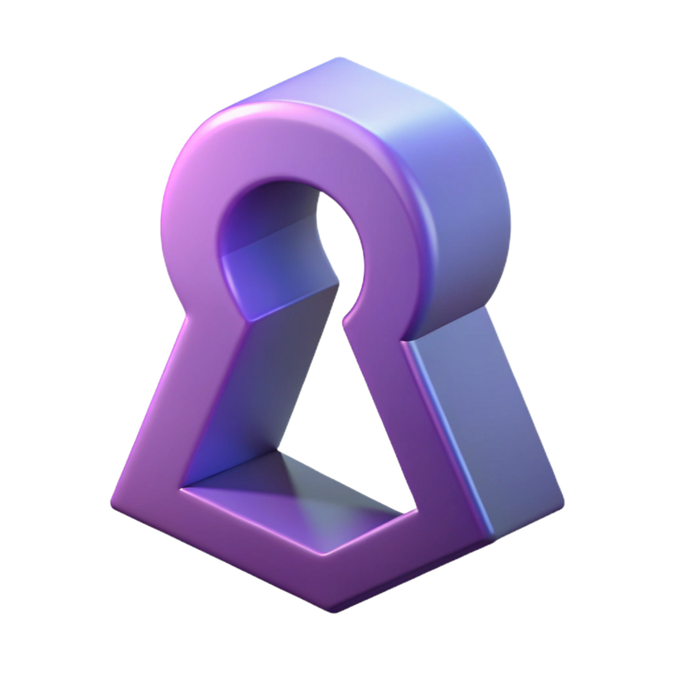 dazzling sought-after Geometric keyhole shape, symmetrical, flat color, crisp edges, with Scalable Design. png