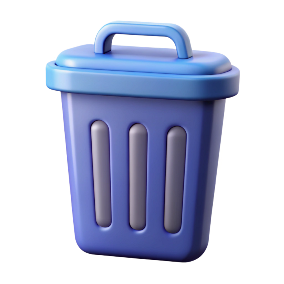 harmonious dramatic A scalable trash can icon. Clean lines, flat color with Scalable Design. premium png