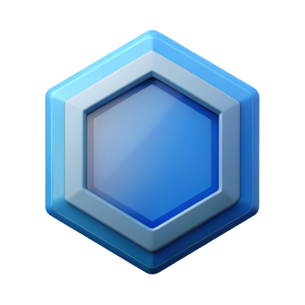 hypnotic iconic Octagon logo with clean lines, geometric design, flat color, with Scalable Design. png