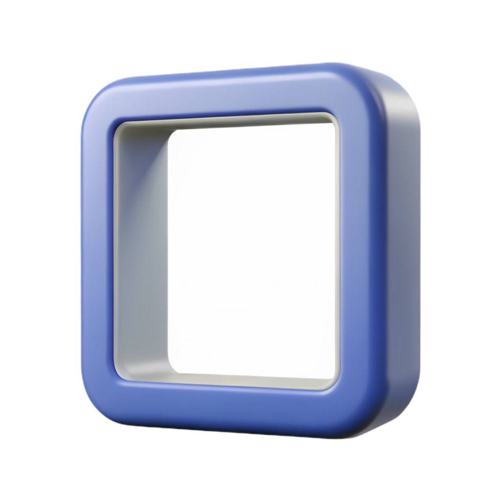 majestic reflective bohemian Square frame with single-weight stroke, crisp edges, flat color, with Scalable Design. professional png