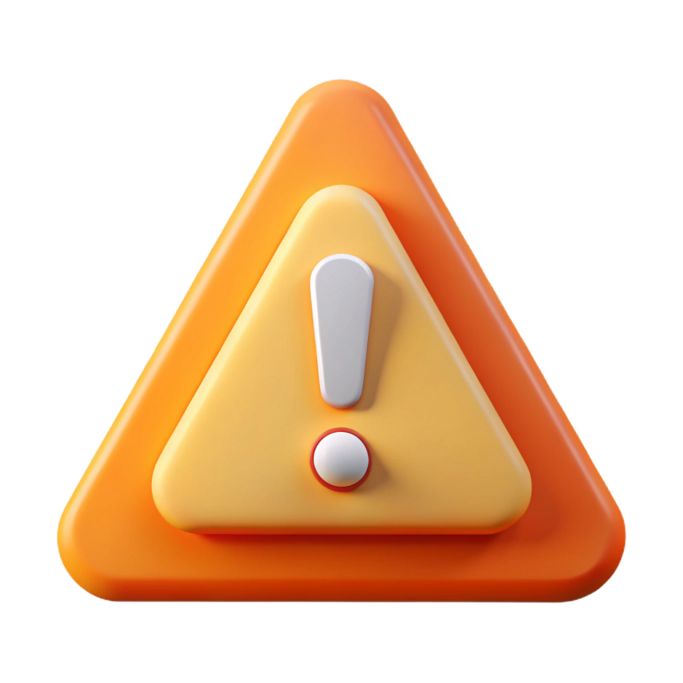signature art deco A symmetrical warning sign icon. Clean lines, with Scalable Design. studio quality png