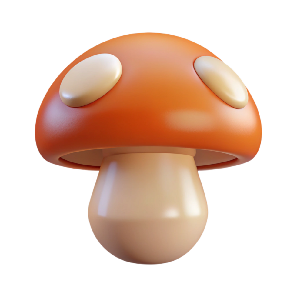 radiant avant-garde Simple mushroom with a circular cap. Clean lines, single-weight stroke, symmetrical with Scalable Design. artisan png