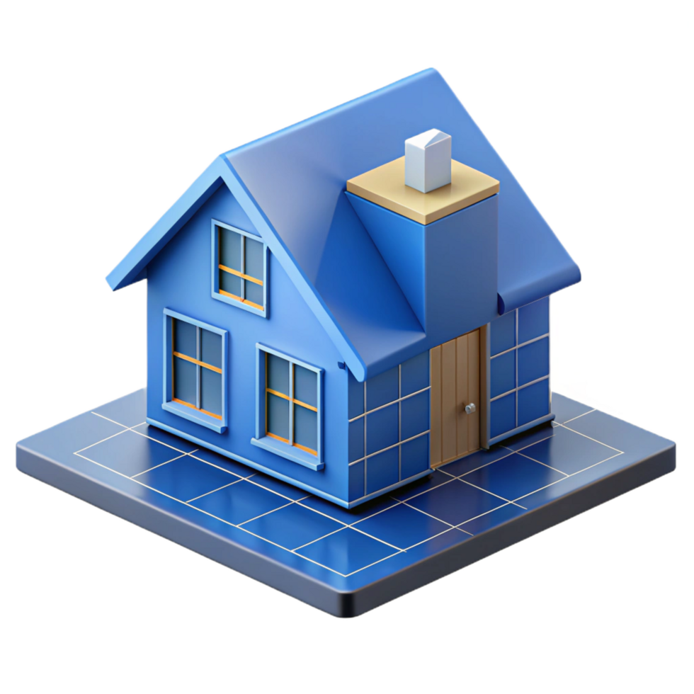 impressive bold baroque Geometric blueprint of a house with clean lines and flat colors with Scalable Design. precision png
