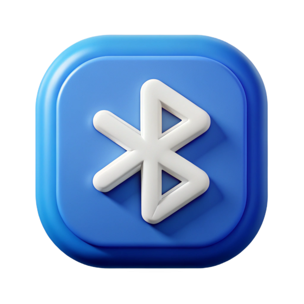 romantic splendid Bluetooth icon. Crisp edges, clean lines, symmetrical. Flat color with Scalable Design. authentic png