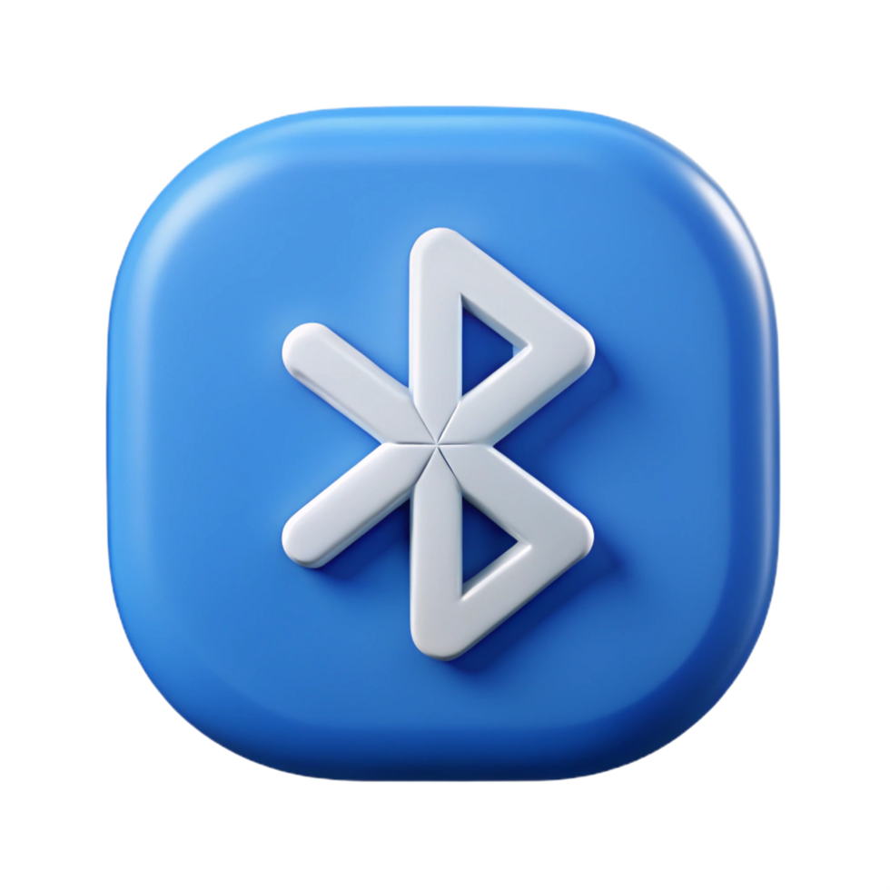 mesmerizing dynamic retro Bluetooth icon. Crisp edges, clean lines, symmetrical. Flat color with Scalable Design. gallery standard png
