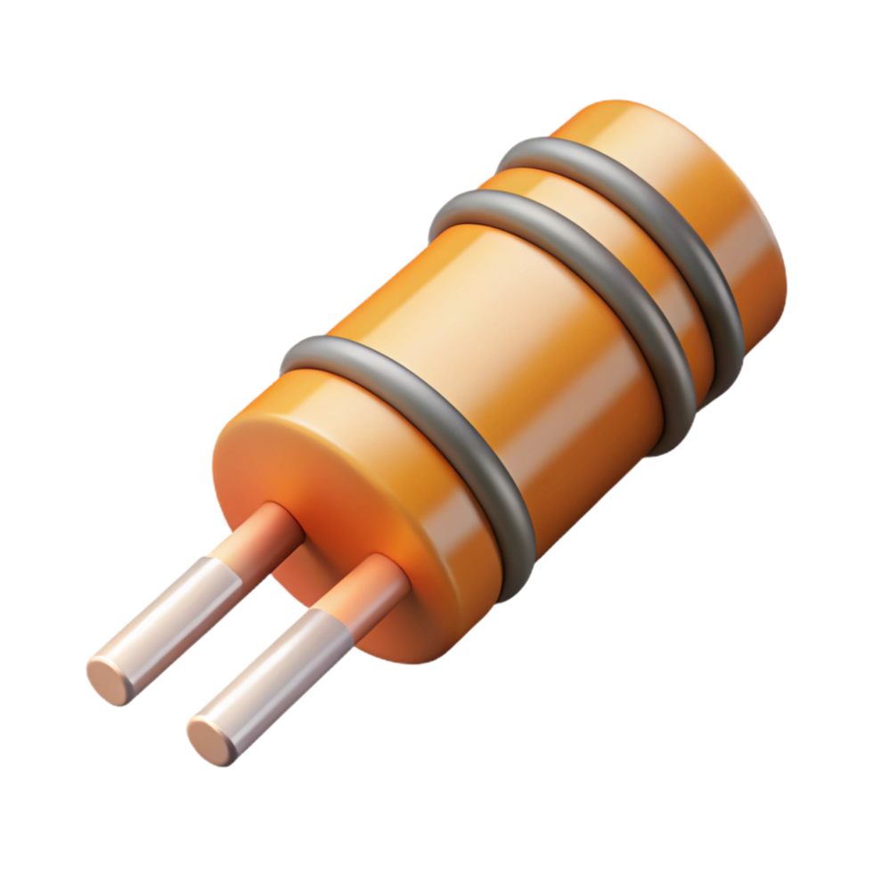 mesmerizing coveted Symmetrical technical drawing of a resistor with minimal detail and flat color with Scalable Design. png