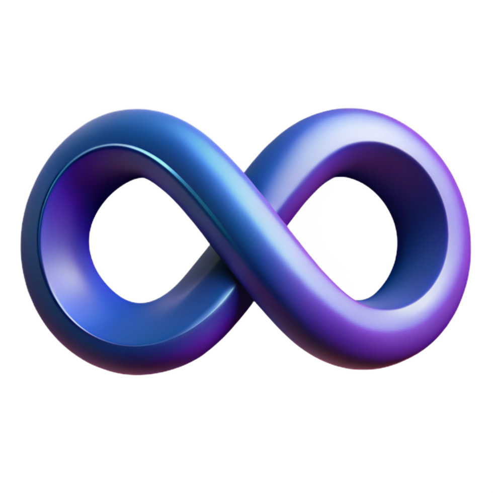 picturesque sought-after Abstract infinity symbol with sharp edges. Flat color, minimal with Scalable Design. png