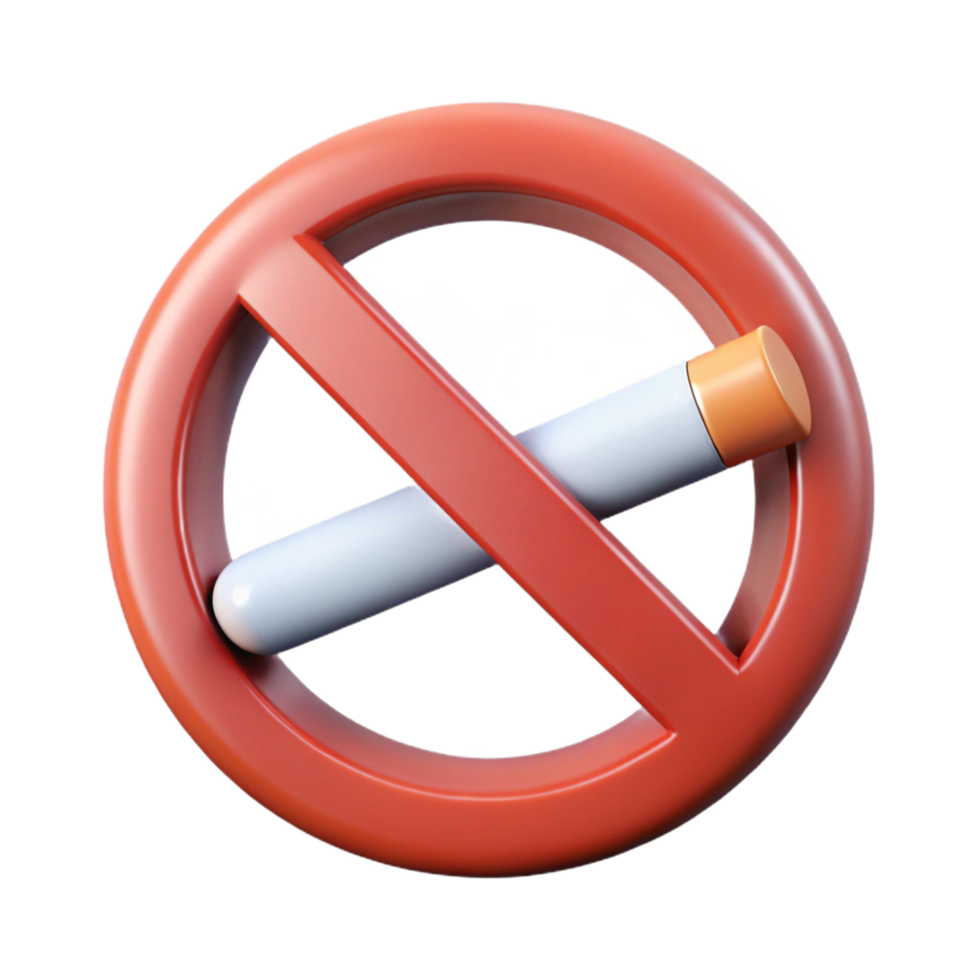 striking signature No smoking icon. Clean lines, flat color, symmetrical design with Scalable Design. png