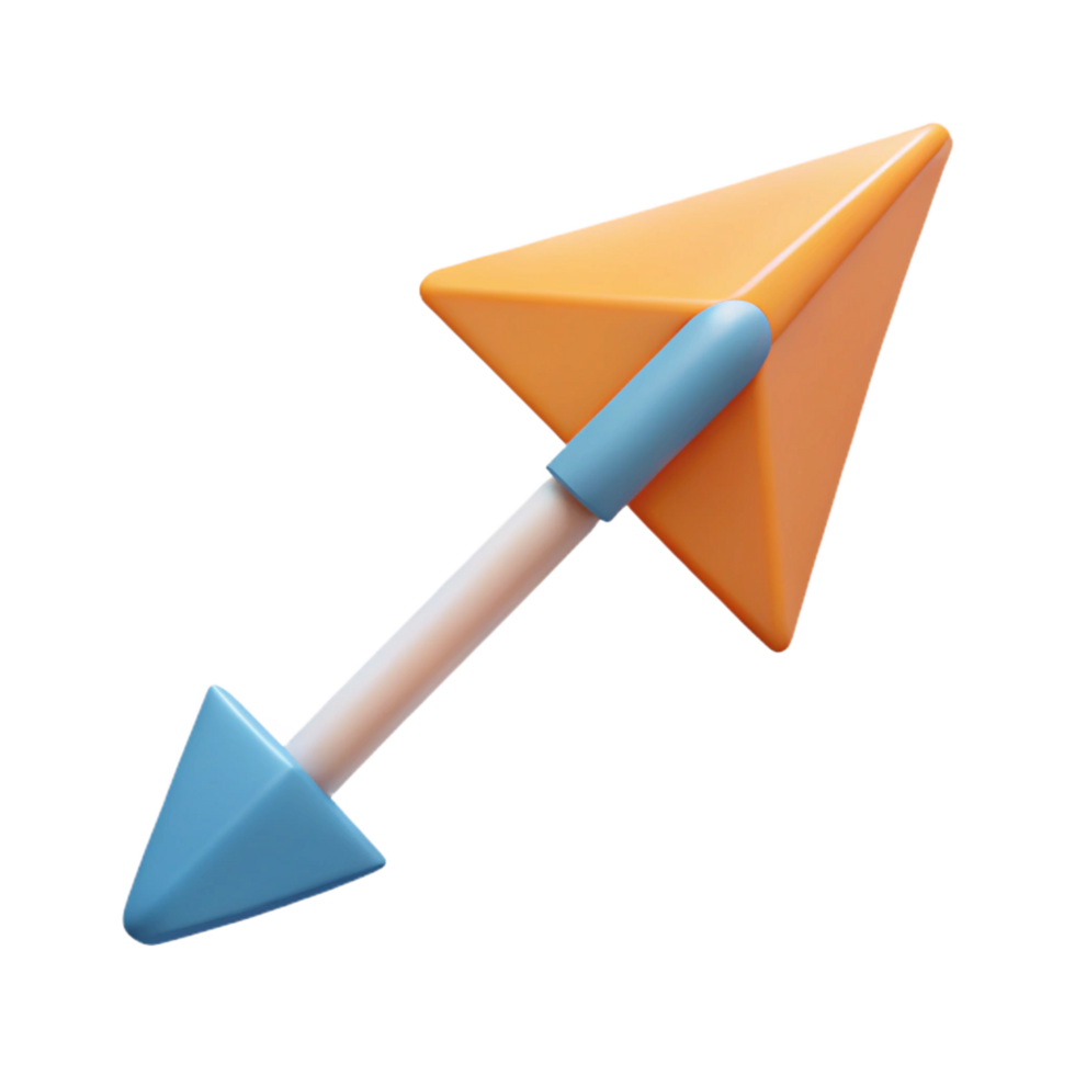 dazzling calm artistic Symmetrical arrow. Crisp edges, single-weight stroke, with Scalable Design. masterfully captured png