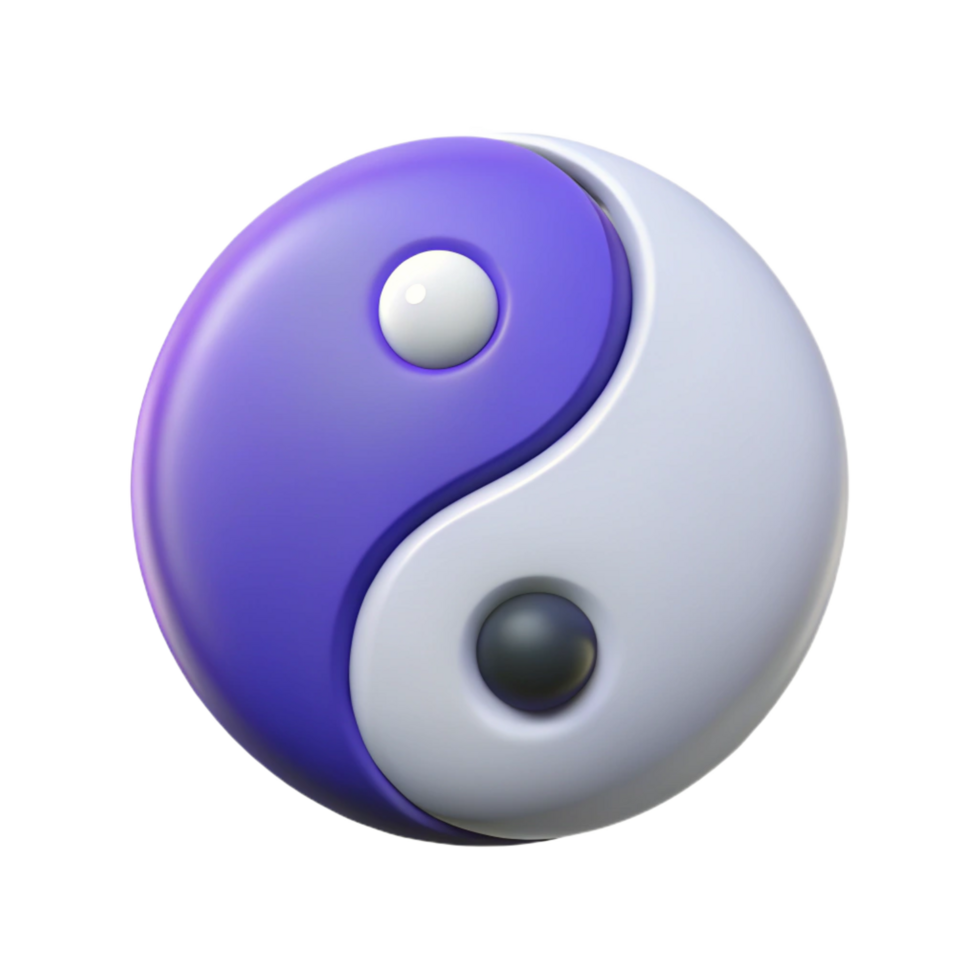 glorious exemplary Symmetrical Yin Yang symbol. Clean lines, flat color, single-weight stroke with Scalable Design. png