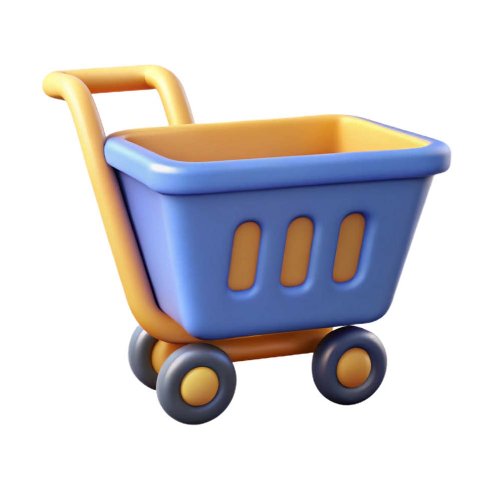 spectacular nostalgic baroque Minimal shopping cart icon. Crisp edges, flat color, with Scalable Design. high resolution png