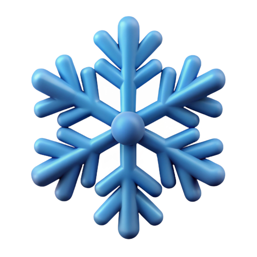 magnificent coastal Symmetrical snowflake. Single-weight stroke, flat color, with Scalable Design. studio quality png