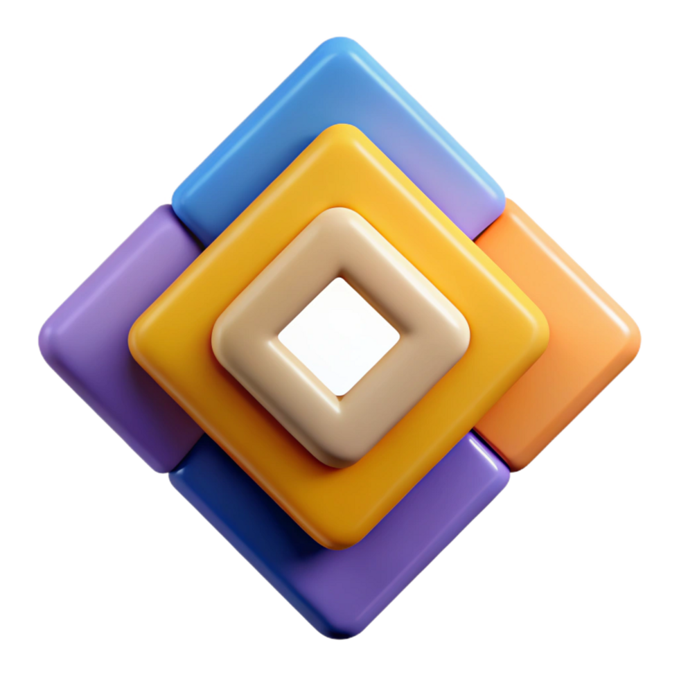 alluring intense gothic Rotating squares, flat color, crisp edges, single-weight stroke with Scalable Design. luxury png