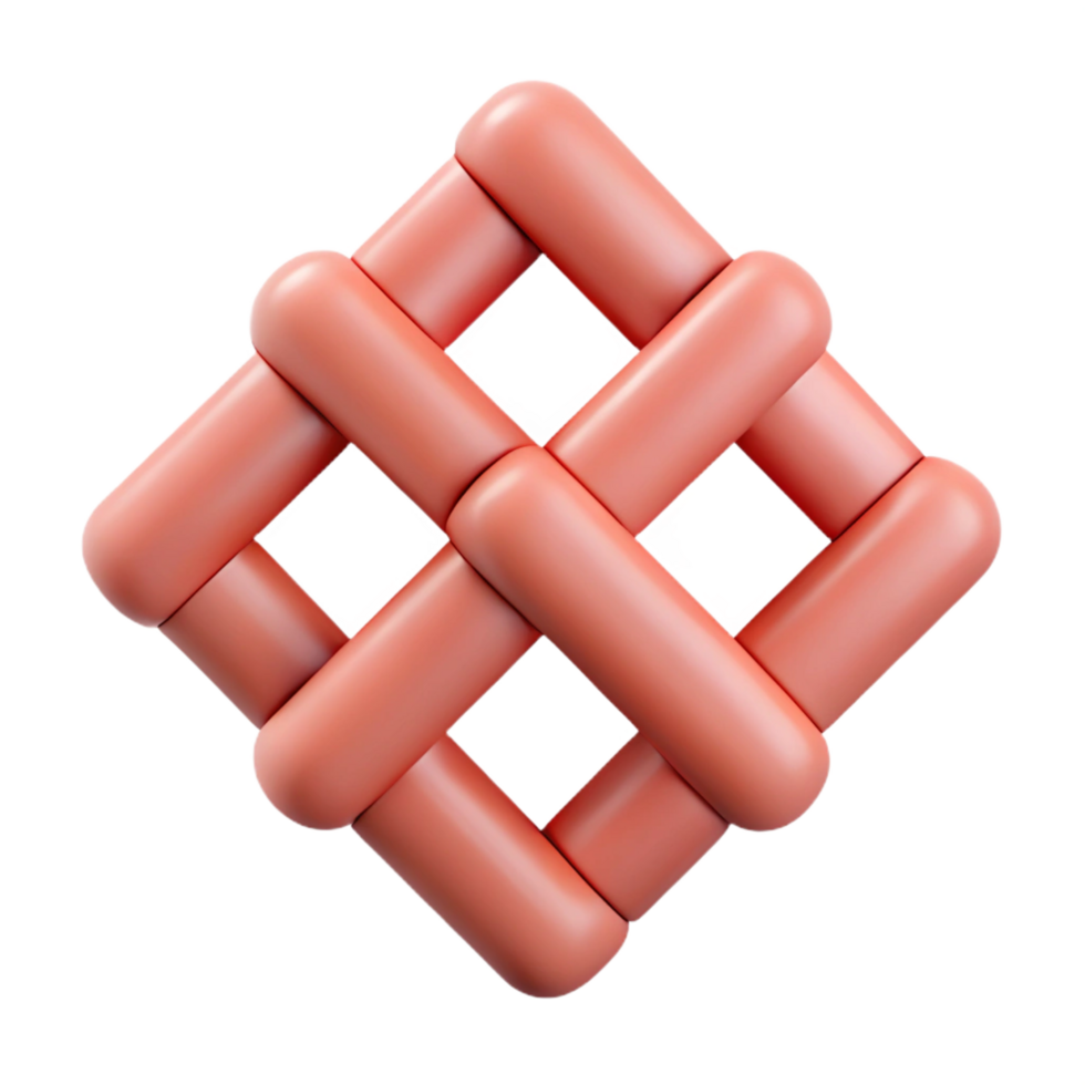 magnificent rare Interlocking square pattern, clean lines, flat color, minimal design with Scalable Design. png