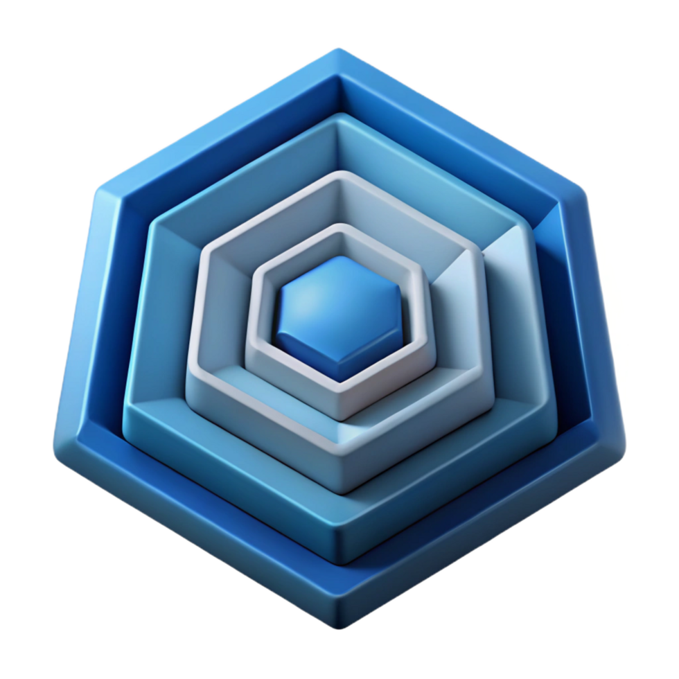 unforgettable urban Layered pentagons, geometric, clean lines, with Scalable Design. luxury png